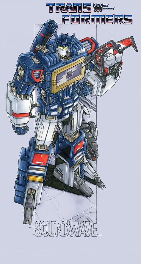 Transformers G1 Soundwave, Soundwave Superior, Soundwave Transformers, Arcee Transformers, Transformers Soundwave, Transformers Generation 1, Transformers Decepticons, Transformers Design, Transformers Characters