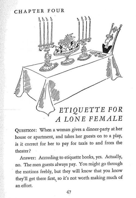 Female Etiquette, Fan Etiquette, Feminine Etiquette, Lady Etiquette, The Good Wife's Guide, Ettiquette For A Lady, Vintage Housewife, Live Alone, Dining Etiquette