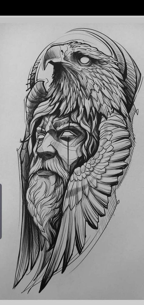 250+ Best Zeus Tattoo Designs With Meanings (2022) Greek Mythology - TattoosBoyGirl Tattoo Odin, Adler Tattoo, Viking Warrior Tattoos, Viking Tattoo Sleeve, Zeus Tattoo, Greek Mythology Tattoos, Forarm Tattoos, Warrior Tattoos, Norse Tattoo