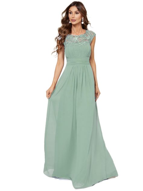 Military Ball Dress, Formal Prom Dresses Long, Sage Green Bridesmaid Dress, Dresses Wedding Guest, Beautiful Bridesmaid Dresses, Maxi Lace Skirt, Military Ball, Gowns Prom, Green Bridesmaid Dresses