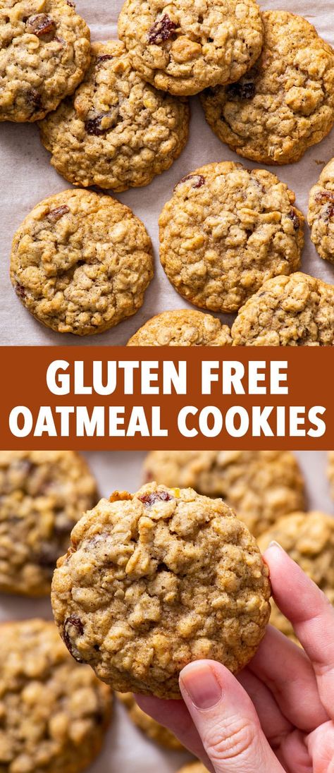 Soft Beaming Baker, Skillet Cookies, Gluten Free Oatmeal Cookies, Gf Cookies, Patisserie Sans Gluten, Cookies Gluten Free, Gluten Free Oatmeal, Cookies Vegan, Gluten Free Sweets