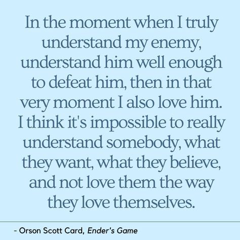 Enders Game Aesthetic, Enders Game Quotes, Enders Game, Ender's Game, Orson Scott Card, Game Quotes, Bookish Things, Random Quotes, Book Quotes