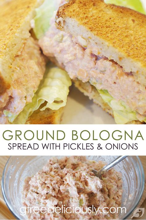 Ground Baloney, Bologna Spread Recipes, Ground Bologna Spread, Keto Bologna Recipes, Bologna Salad Sandwich Spread, Ground Bologna Sandwich Spread, Trail Bologna Recipe, Pickled Bologna Recipe, Bologna Sandwich Spread