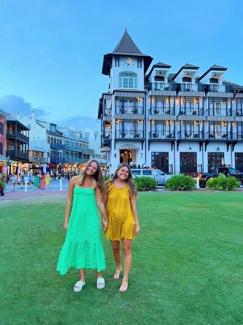 Cute Seaside Outfits, Rosemary Beach Pictures, Seaside Spring Break, 30a Rosemary Beach, Rosemary Beach Aesthetic, Rosemary Beach Florida Outfits, Rosemary Beach Florida Aesthetic, 30a Florida Outfits, Seaside Pictures Ideas