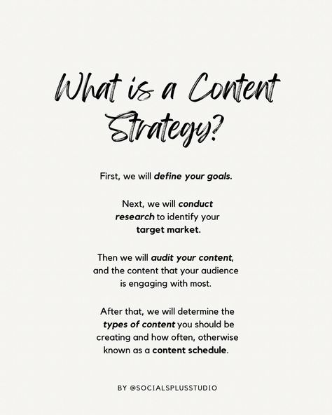 This one thing is guaranteed to get you more followers 😳 The one key thing you absolutely need to grow on social media in 2024 is a 𝐂𝐎𝐍𝐓𝐄𝐍𝐓 𝐒𝐓𝐑𝐀𝐓𝐄𝐆𝐘! Why? I’ll tell you👇🏼 ✅ Identify your target audience ✅ Create content that is engaging and converts followers to customers ✅ Teaches you how to properly analyze your insights to create more effective content ✅ Keeps you on track to meet your goals Investing in a real content strategy is worth every $ spent. Hire a professional SMM to create ... Social Media Studio, Social Marketing Strategy, Grow On Social Media, Pitch Template, Business Strategy Management, Instagram Business Marketing, Social Media Marketing Planner, Social Media Content Strategy, Social Media Content Planner