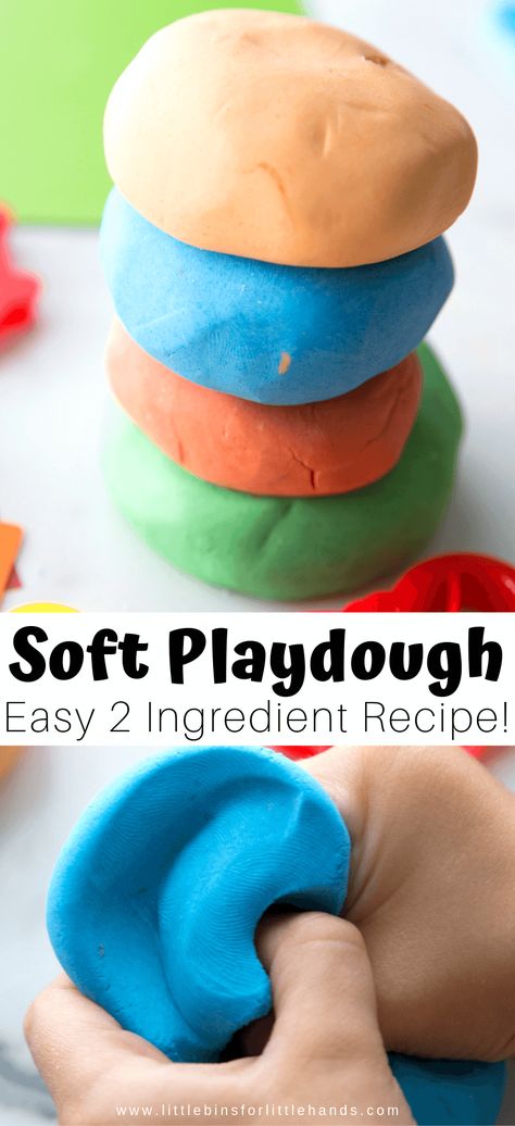 Ooey Gooey Crafts For Kids, Ooey Gooey Science For Kids, Cornstarch Playdough, Super Soft Playdough Recipe, Conditioner Playdough, How To Make Cornstarch, 2 Ingredient Playdough, Soft Playdough Recipe, Geology Activities