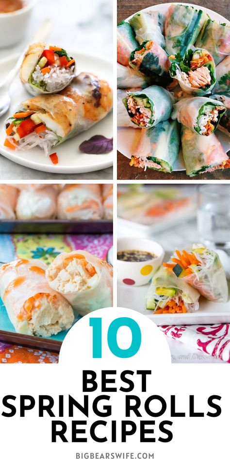 Healthy Spring Rolls Recipe, Asian Spring Rolls, Fresh Spring Rolls Recipe, Healthy Spring Rolls, Summer Rolls Recipe, Rice Paper Recipes, Shrimp Spring Rolls, Vietnamese Spring Rolls, Fresh Spring Rolls