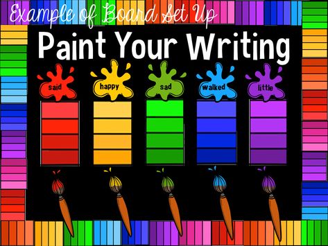 Colour Theme Preschool, Decorating Classroom, Rainbow Friend, Owl Classroom, Preschool Bulletin, Inspired Painting, Chart Ideas, Preschool Bulletin Boards, Late To The Party