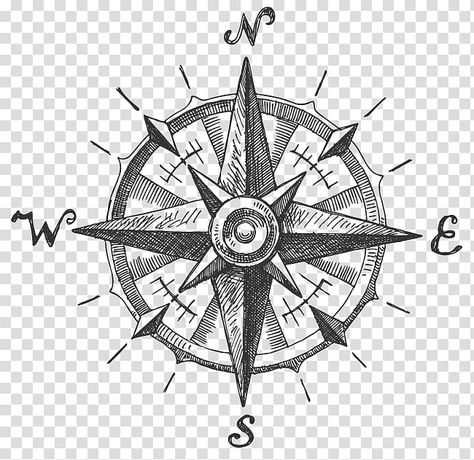 Compass Rose Art, North Compass, Pirate Compass, Nautical Compass Tattoo, Compass Tattoo Men, Compass Tattoos, Best Compass, Compass Drawing, Compass Art