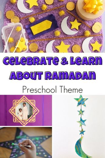 Eid Toddler Activities, Eid Activities For Babies, Ramadan Crafts For Toddlers, Activities For Ramadan, Ramadan Kindergarten Activities, Eid Activity For Kindergarten, Eid Activities For Toddlers, Eid Celebration Ideas For School, Ramadhan Activities For Preschool