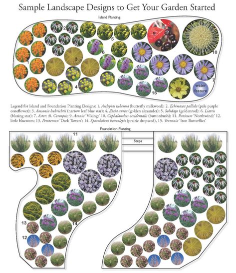 Finding Common Ground with Native Landscaping - Dyck Arboretum Native Plants Front Yard, Garden Plant Design, Best Landscaping Plants For Midwest, Pollinator Yard Design, Native Backyard Garden Design, Native Garden Layout, Midwest Yard Landscaping, Front Yard Native Garden, Native Plant Landscaping Midwest