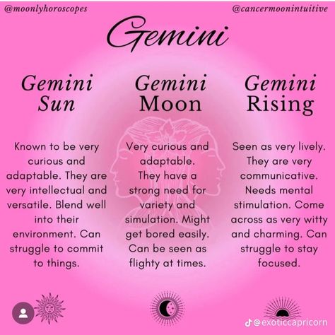 Gemini Sun Libra Moon, Gemini Sun Gemini Moon, Gemini Sun Scorpio Moon, Gemini Moon Sign, Sun In Gemini, Gemini Sun, Gemini Moon, Rising Signs, Sun Moon Rising