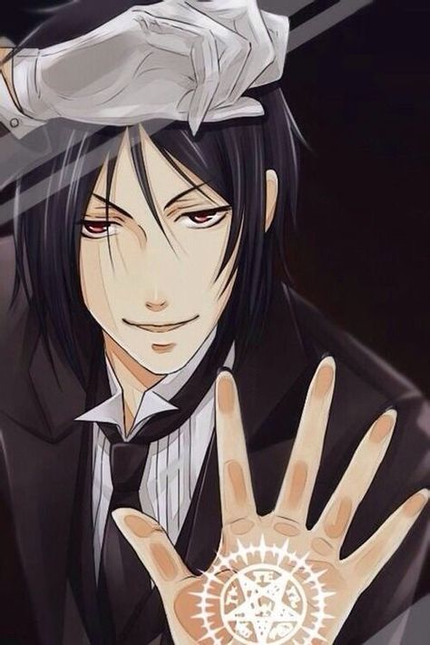 Sexy SebastianxD he is one hell of a butler Sebastian Black Butler, Ciel Black Butler, Anime Behind Glass, Black Butler Wallpaper, Sf Wallpaper, Anime Trap, Anime Traps, Black Butler Sebastian, Lock Screen Wallpaper Iphone