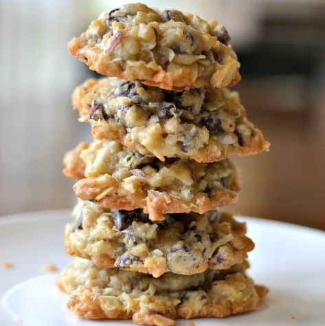 These Small Batch Almond Joy Cookies are the perfect blend of coconut, semi sweet chocolate and sliced almonds. They can be baked and frozen ahead of time. Recipe For Almond Joy Cookies, Joy Cookies, Almond Joy Cookies, Best Christmas Cookies, Almond Joy, Almond Cookies, Semi Sweet Chocolate Chips, Sliced Almonds, Almond Recipes