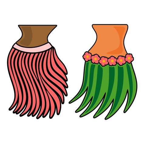 Hula Grass Skirt SVG Cuttable Design Cuttable Designs, Hawaii Hula, Grass Skirt, Monogram Frame, Svg Designs, Svg Design, Silhouette Cameo, Cricut Design, Adobe Illustrator