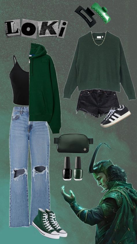 my entry!! @charleighrhodes #marvel #loki #outfit #fitinspo Loki Outfit, Marvel Inspired Outfits, Marvel Loki, Disney Marvel, Disney Outfits, Fitness Inspo, Loki, Disney World, Outfit Inspirations