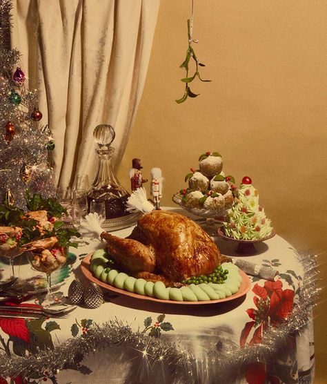 Louise Hagger - Food and Still Life Photographer - London Christmas Food Photography, Vintage Christmas Party, Food Photography Composition, Photo Food, Still Photography, Christmas Photography, Retro Recipes, Freelance Photographer, Decor Guide