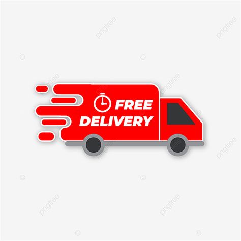 Free Delivery Poster, Free Delivery Logo, Free Delivery Design, Usa Stickers, Delivery Logo, Wild Animal Wallpaper, Truck Cargo, Photo Collage Design, Delivery Truck