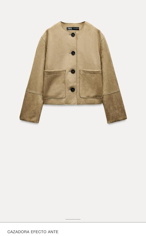 Rich Girl Fashion, Zara Fall, Faux Fur Cropped Jacket, Trench Coat Dress, Zara Jacket, Blouse Jeans, Faux Suede Jacket, Long Sleeve Jacket, Cardigan Sweater Dress