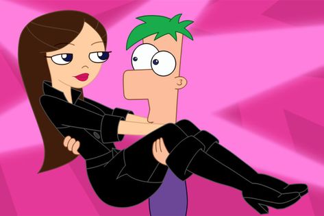 Guys, There Was A "Love Actually" Reunion In "Phineas And Ferb" And We All Missed It Vanessa And Ferb, Ferb And Vanessa, Phineas And Isabella, Phineas E Ferb, Phineas Y Ferb, Couples Halloween Outfits, Cute Couple Halloween Costumes, Pretty Halloween, Phineas And Ferb