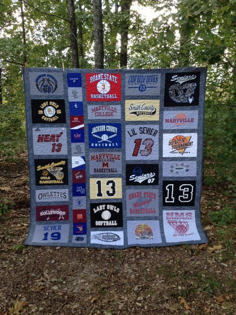 Baseball Coach Quilts, Marathon Shirt Quilt, Can Tou Use Basketball Jerseys. In A T Shirt Quilt, Oxford Shirt Quilt, Tshirt Quilt Pattern Layout Yankee Tee Shirt, Tshirt Memory Quilt Patterns, High School Sport, Tshirt Quilt Pattern, Tee Shirt Quilt