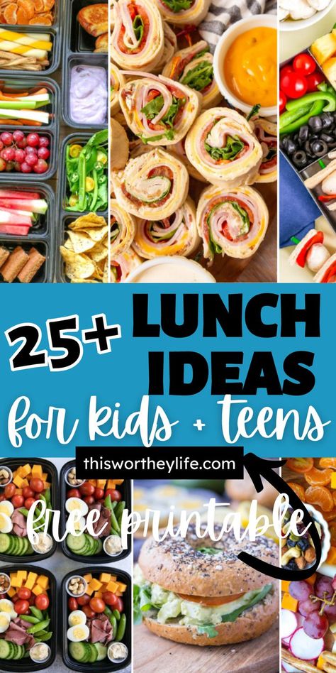 School Friendly Lunch Ideas, School Lunch Side Ideas, Big Kid School Lunch Ideas, Cold Lunch Ideas For Middle School, School Lunch Ideas For Kids 2nd Grade, Back To School Lunches For Highschool, Field Trip Lunch Ideas For Parents, Lunch Ideas For Sports Tournaments, Junior High Lunch Ideas