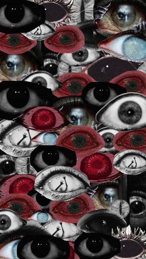 ￼#eyes #eyeballs #eyesaesthetic Eyeball Wallpaper, Funky Wallpaper, Gothic Wallpaper, Louise Bourgeois, Yayoi Kusama, Phone Wallpapers, Connect With People, Your Aesthetic, Creative Energy