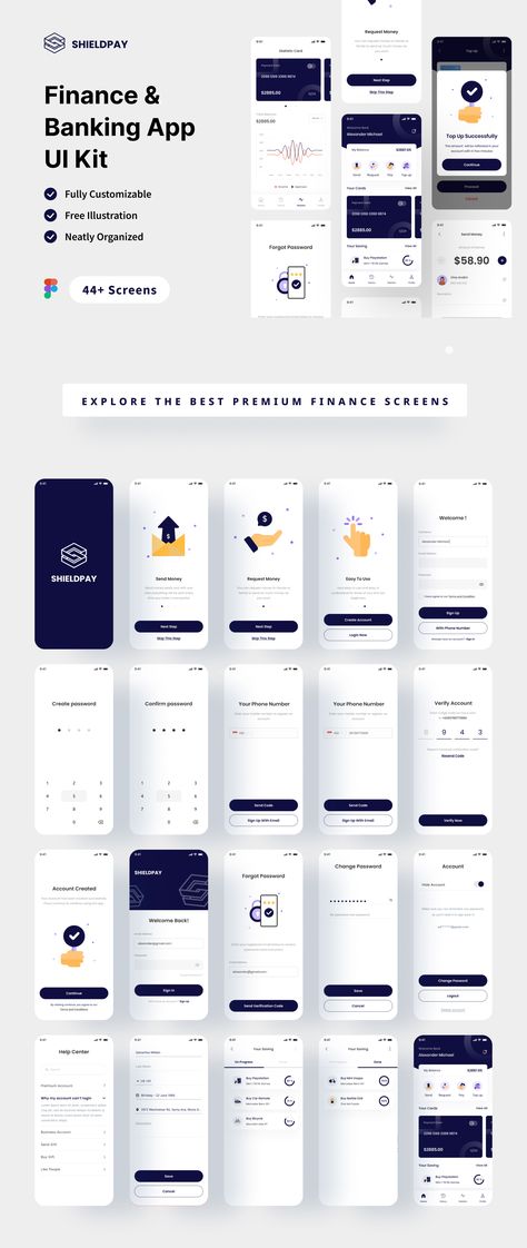 Desain Ui, Mobile App Design Inspiration, Finance Apps, Finance App, Banking App, Mobile Ui Design, Logo Brand Identity, App Design Inspiration, Mobile App Ui