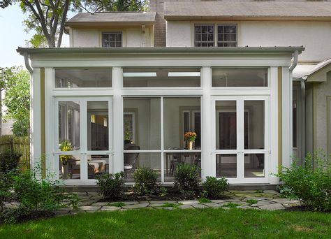 Screen Porch Addition, Screened Porch Doors, Screened Front Porches, Porch Kits, Traditional Porch, Screened Porch Designs, Back Porches, Porch Addition, Building A Porch