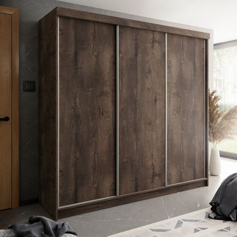 beautiful modern large wardrobe for each interior Colour: Dark Brown/Black Dark Brown Wardrobe Bedroom, Brown Wardrobe Bedroom, Brown Wardrobe, Large Wardrobe, Wardrobe Bedroom, Large Wardrobes, Bedroom Armoire, Interior Colour, Colorful Interiors