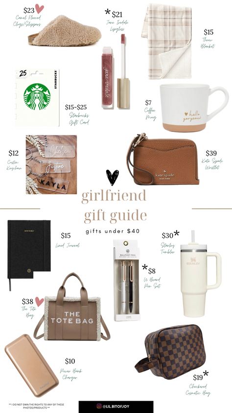 Gift Bags For Best Friend, Best Presents For Best Friends, Expensive Gift Ideas For Women, Gift Guide For Best Friend, Christmas Presents For Best Friend Girl, Affordable Gifts For Friends, Gifts For Bougie Friend, Birthday Gift Bags For Women, Gift Guide Aesthetic