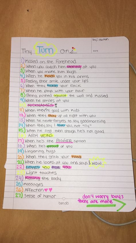 Cute Things To Write To Your Crush, Things To Sent To Your Boyfriend, Things To Put In A Journal For Your Boyfriend, Complements For Your Boyfriend, How To Ask A Boy To Be Your Valentine, Cute Romantic Gestures, Tiny Turn Ons List, Little Turn Ons List, How To Turn Your Boyfriend On In Person