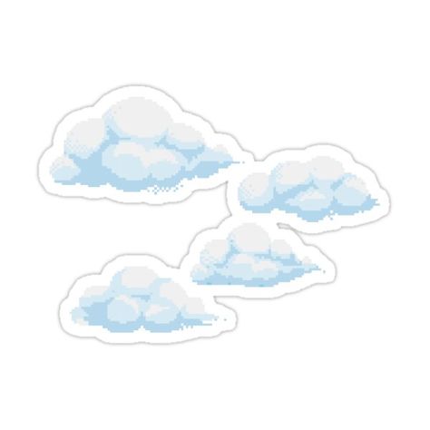 Decorate laptops, Hydro Flasks, cars and more with removable kiss-cut, vinyl decal stickers. Glossy, matte, and transparent options in various sizes. Super durable and water-resistant. Cloud Sticker, Cloud Stickers, Baby Art Projects, Cute Laptop Stickers, Tumblr Stickers, Blue Clouds, Bullet Journal Doodles, Anime Stickers, New Sticker