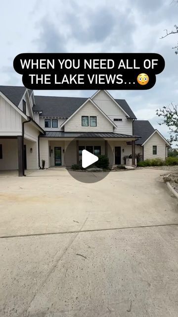 Full Package Media on Instagram: "Step inside this incredible 📍Malakoff, Texas lake home! 🤩  🏠Home from @longcovetx   🎥Video @fullpackagemedia   #fyp #foryou #dreamhome #lake #lakehouse #property #views" Cool Lake Houses, Texas Lakes, Lake Houses, Lakefront Property, Lake Home, Lakefront Homes, Beautiful Lakes, Step Inside, Lake View