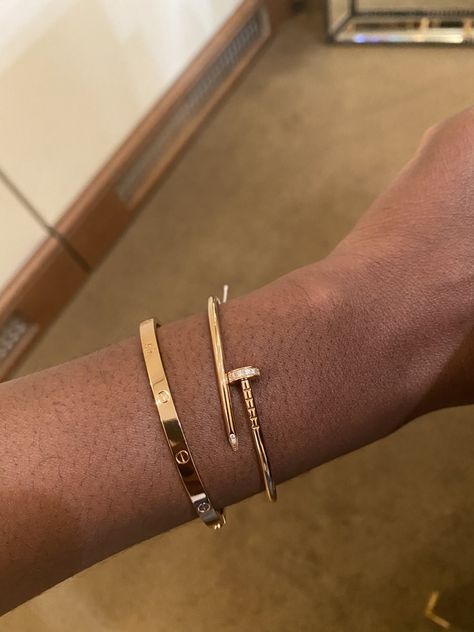 (2) New JUC diamonds slim/small, pics and experiences! | PurseForum Cartier Juc Bracelet Small, Cartier Small Love Bracelet Stack, Cartier Small Love Bracelet, Cartier Love Bracelet Small, Cartier Armband, Cartier Bracelets, Nail Diamond, Bottle Of Champagne, Cartier Bracelet