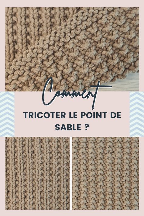 point de sable Le Point, Couture, Wool, Knitting, Crochet