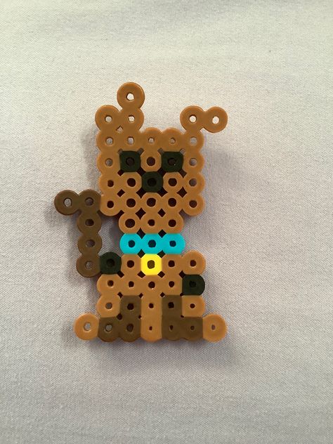 Perler Bead Animals Easy, Mini Perler Bead Patterns Disney, Ironing Beads Ideas Easy, Squidward Perler Beads, Turtle Fuse Beads, Animal Perler Bead Patterns Small, Cute Mini Perler Bead Ideas, Pearled Bead Ideas Small, Melting Beads Ideas Small