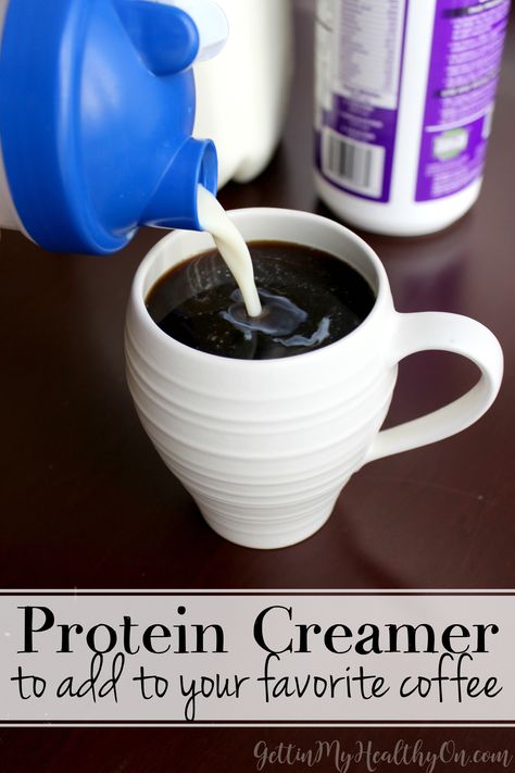 Ain't nobody got time for hanger. Add a boost of protein (and flavor!) to your coffee with this vanilla protein creamer recipe. Insulin Resistance Coffee Creamer, Protein Creamer For Coffee, Protein Powder Coffee Creamer, Homemade Protein Coffee Creamer, Premier Protein As Coffee Creamer, Protein Hot Coffee Recipes, Macro Friendly Coffee Creamer, Protein Hot Coffee, Hot Protein Coffee