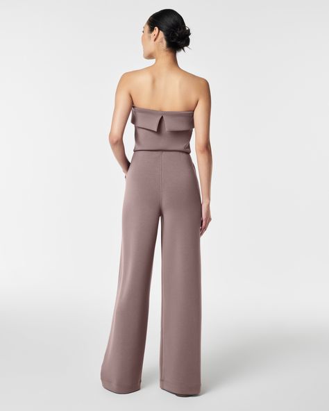 AirEssentials Strapless Jumpsuit Wide Leg Jumpsuit Outfit, Dressy Jumpsuits, Summer Loungewear, Chic Jumpsuit, Coordinating Outfits, Jumpsuit Dressy, Jumpsuit Chic, Outfit Shop, Jumpsuit Outfit