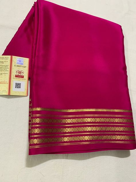 Pink Mysore Silk Saree, Grand Saree, Kerala Saree Blouse, Kerala Saree Blouse Designs, Silk Saree Blouse Designs Patterns, Kanjivaram Sarees Silk, Saree Kuchu Designs, Saree Wearing Styles, New Saree Designs