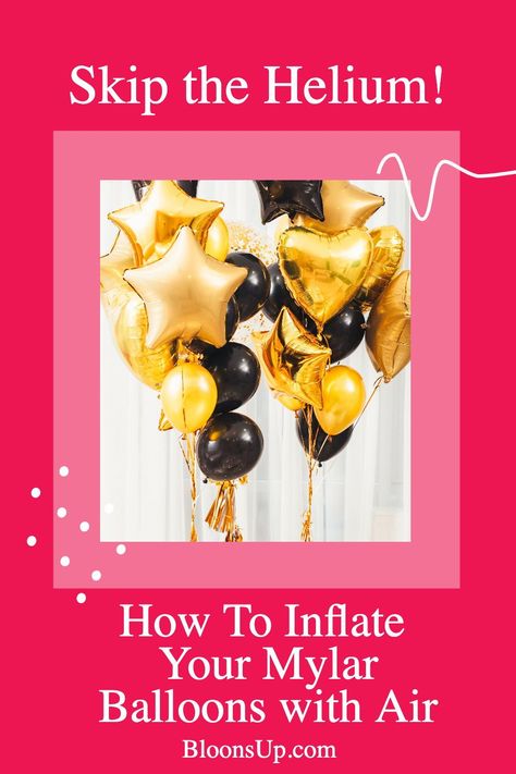 Do Mylar balloons need helium to float? This guide explores how to inflate Mylar balloons, with and without helium! Learn creative ways to use air-filled Mylar balloons for stunning balloon decor. #MylarBalloons #HeliumFreeBalloons #BalloonDecor Balloons Without Helium, Foil Balloons Decoration, Balloon Decorations Without Helium, Helium Gas, Large Balloons, Giant Balloons, Love Balloon, Sweet 16 Parties, Balloon Decor