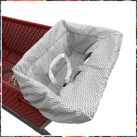 Portable Shopping Cart Cover | High Chair and Grocery Cart Covers for Babies, Kids, Infants & Toddlers   Includes Free Carry Shopping Cart Seat Cover, Cart Cover For Baby, Grocery Cart Cover, Baby Shopping Cart Cover, Portable Shopping Cart, Baby Shopping Cart, Grocery Cart, Shopping Cart Cover, Highchair Cover