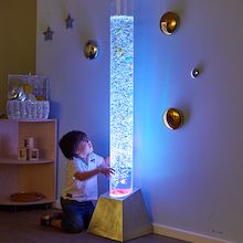 Aba Center, Snoezelen Room, Sensory Bedroom, Sensory Area, Floor Projector, Sensory Classroom, Bubble Tube, Bubble Fish, Bubble Lamp