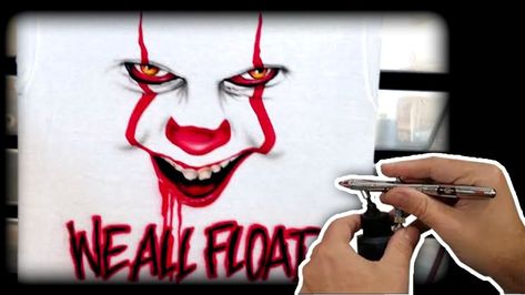 In this video I’m airbrushing Pennywise from the movie “It” on a t-shirt. Thanks for checking it out. 👍 source The post Pennywise Airbrushed T-shirt appeared first on PaintingTube. Airbrush Skull, The Movie It, Harley Davidson Custom Bike, Old English Names, Skull Fire, Airbrush T Shirts, Air Brush Painting, Script Lettering, Time Lapse Video