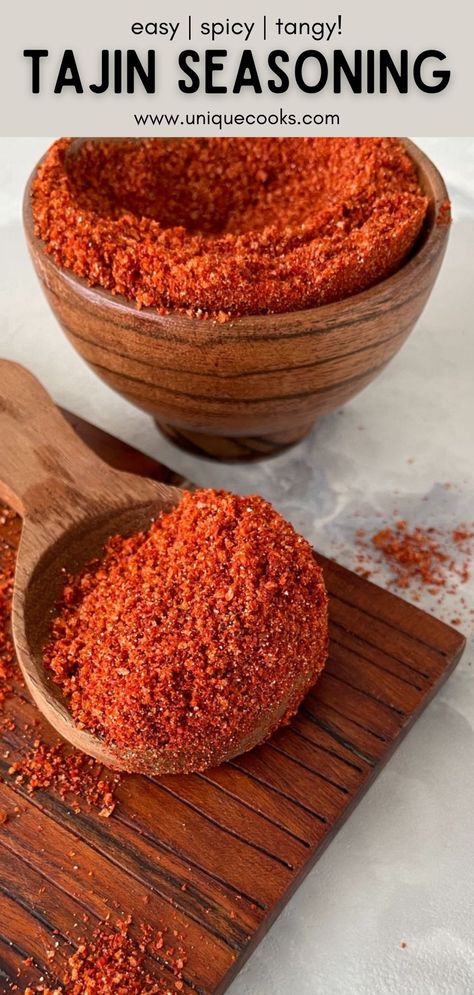 How To Make Tajin Seasoning, Tajin Spice Recipe, Homemade Tajin Seasoning, Mexican Tajin Recipes, Mexican Spice Mix Recipe, Diy Tajin Seasoning, Sunshine Seasoning Recipe, Tajin Seasoning Recipe, Salad Seasoning Blend