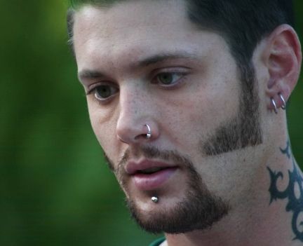 Priestly, Ten Inch Hero. 10 Inch Hero, Chin Piercing, Ten Inch Hero, Soul Patch, Danneel Ackles, The Fallen Angel, Make Tattoo, Wayward Son, Supernatural Cast