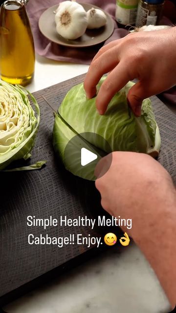 Maxismalls on Instagram: "Simple Healthy Melting Cabbage!! Enjoy.😋👌" Simple Cabbage Recipes, White Cabbage Recipes, Melting Cabbage, Vegan Cabbage Recipes, Cooked Cabbage Recipes, Cabbage Side Dish, Cabbage Recipes Healthy, Raw Cabbage, Yummy Veggies