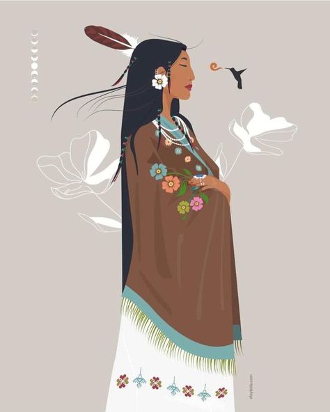 Expectations Of Others, Native American Drawing, Native American Paintings, Native American Artwork, Always On My Mind, Native American Culture, Woman Drawing, Indigenous Art, Native Art