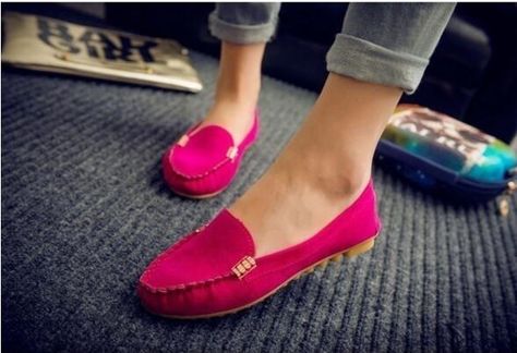 >> Click to Buy << THINKTHENDO Hot Sell Pink Color Metal buckle Summer flat shoes Size 35 to 40 #Affiliate Women Shoes Flats, Soft Loafers, Turquoise Rose, Casual Slip On Shoes, Loafer Shoes Women, Shoes And Sandals, Stylish Maternity, Casual Flat Shoes, Casual Loafers