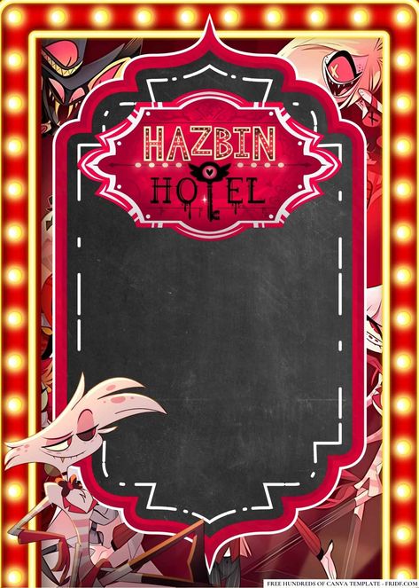 FREE Editable Hazbin Hotel Birthday Invitations Check more at https://www.fridf.com/free-editable-hazbin-hotel-birthday-invitations/ Hazbin Hotel Birthday Party, Hotel Birthday Party, Demon Lucifer, Hotel Birthday, Hotel Birthday Parties, Hazbin Hotel, Party Printables, Bday Party, Birthday Invitations